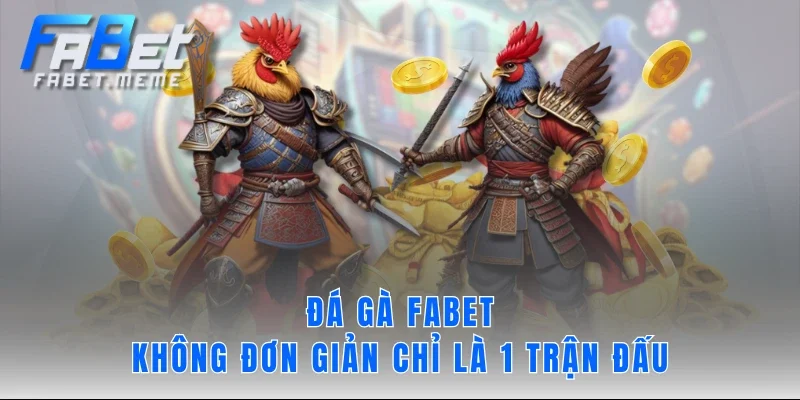 ĐÁ GÀ FABET - không đơn giản chỉ là 1 trận đấu