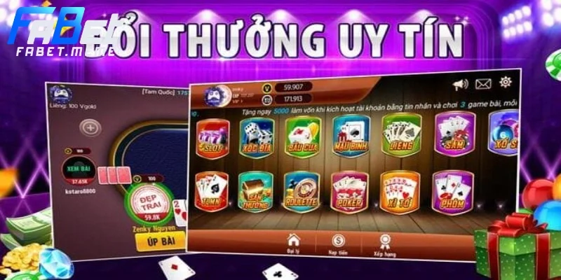 Một vài tựa game bài nổi trội tại sảnh cược